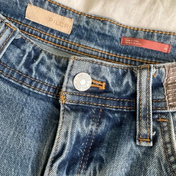 Pilcro Denim Slim Patchwork Boyfriend Jeans - Picture 6 of 6